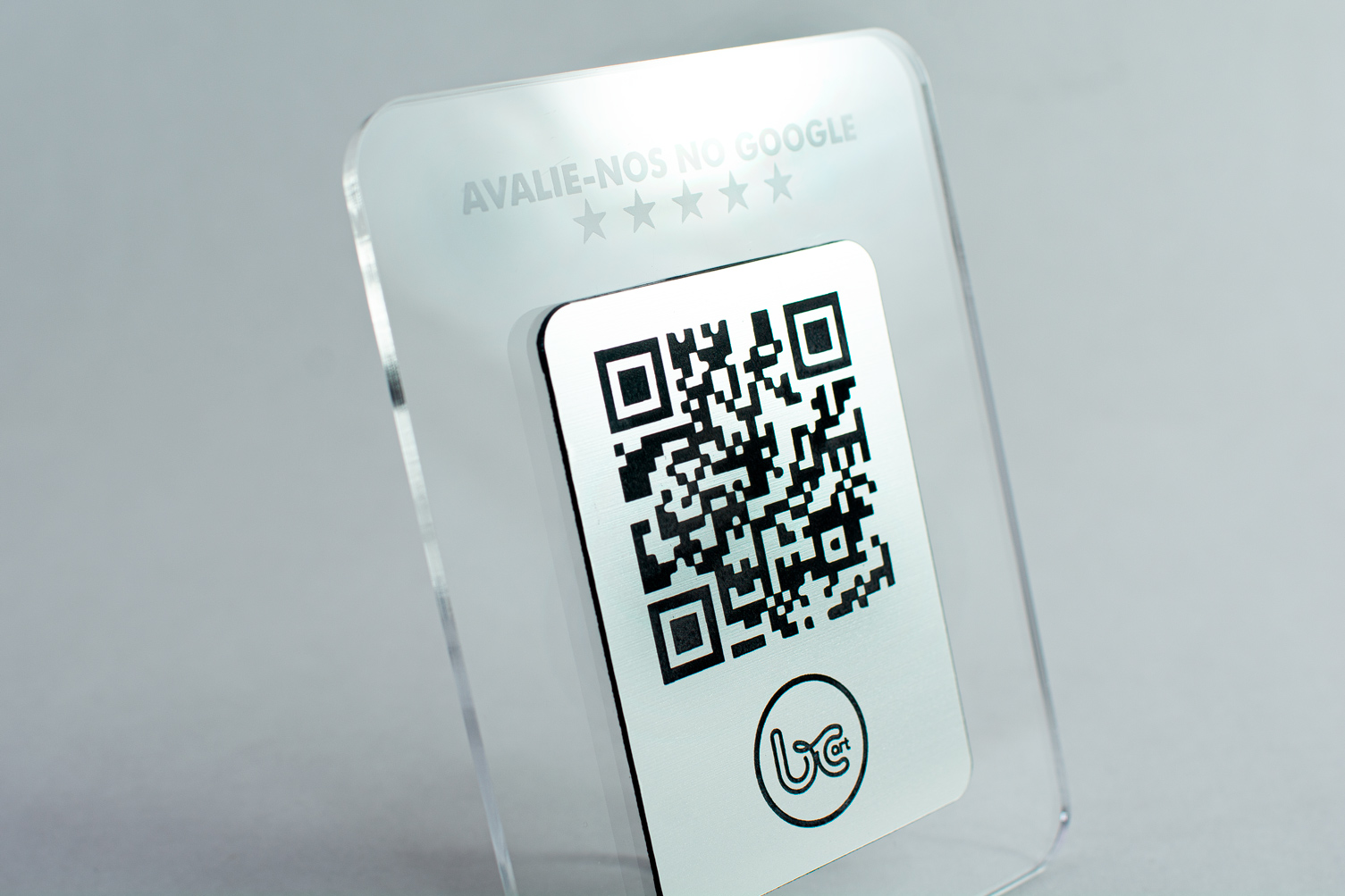 Placa Avaliação Google - 1 QrCode